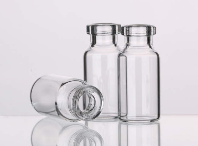 Neutral borosilicate glass controlled injection bottles